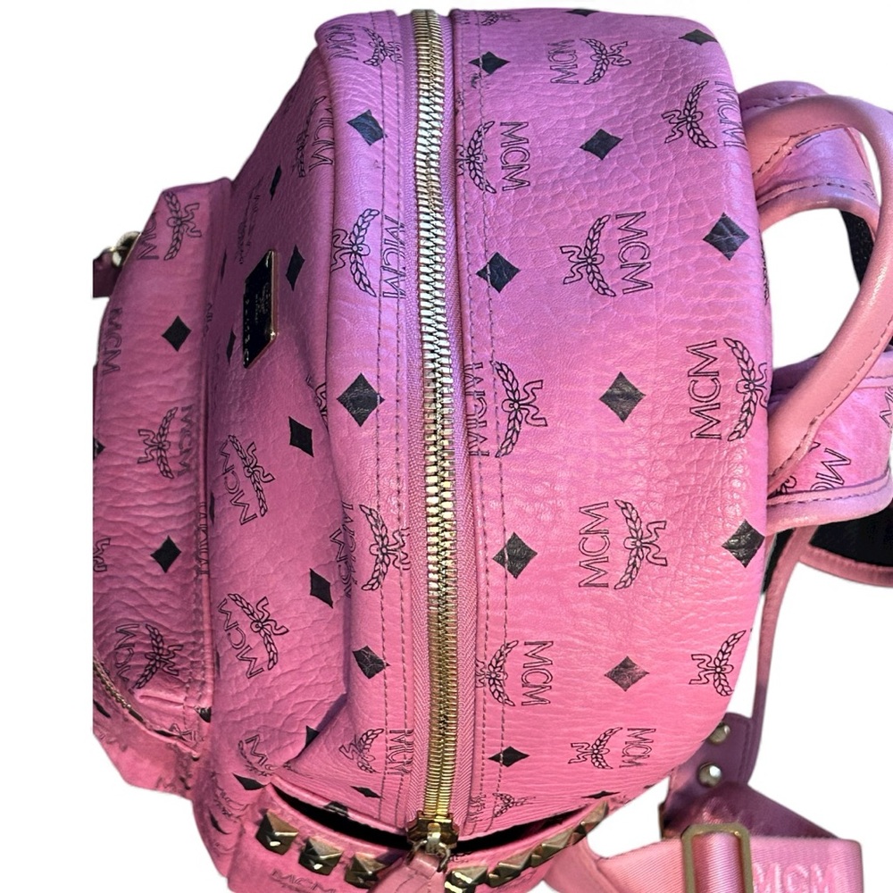 Mcm Full Size Side Studded Stark Backpack - image 5